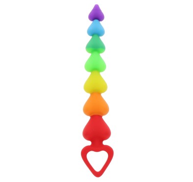 Rainbow Heart Beads Rainbow